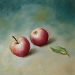 Stillleben Apfel Öl auf Leinwand